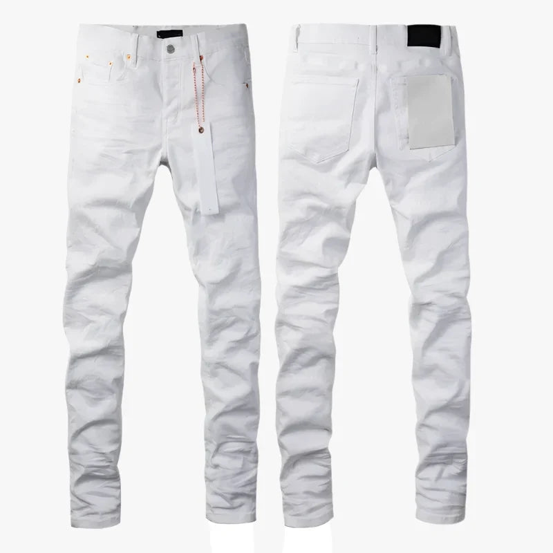 Purple Jeans - Total White