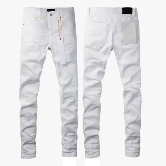 Purple Jeans - Total White
