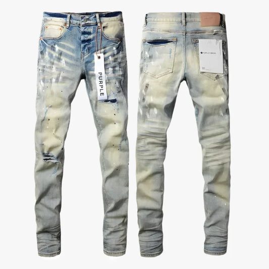 Purple Jeans - Washed Blue